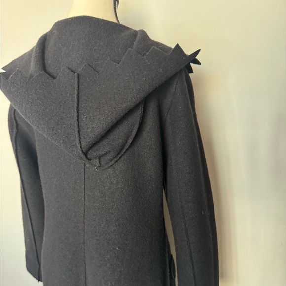 Cop. Copine Vintage Wool Coat – Size EU 40 (US 8) – Raw Edge Seams - Picture 6 of 17